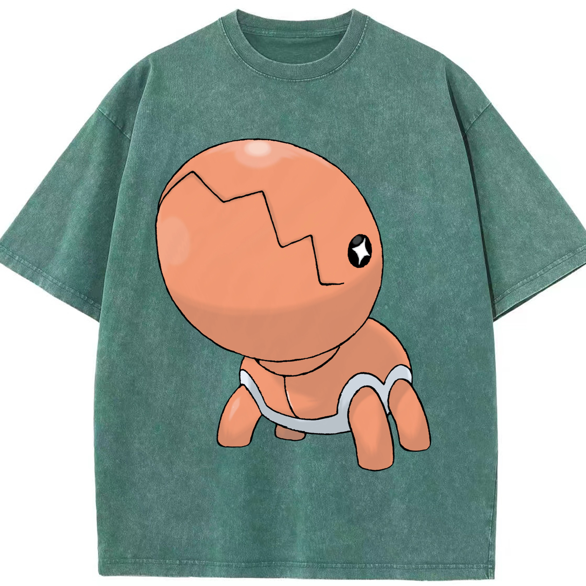（画像用） ポケットモンスター Pokémon 綿100% ヴィンテージ風 半袖Tシャツ（フロントプリント）